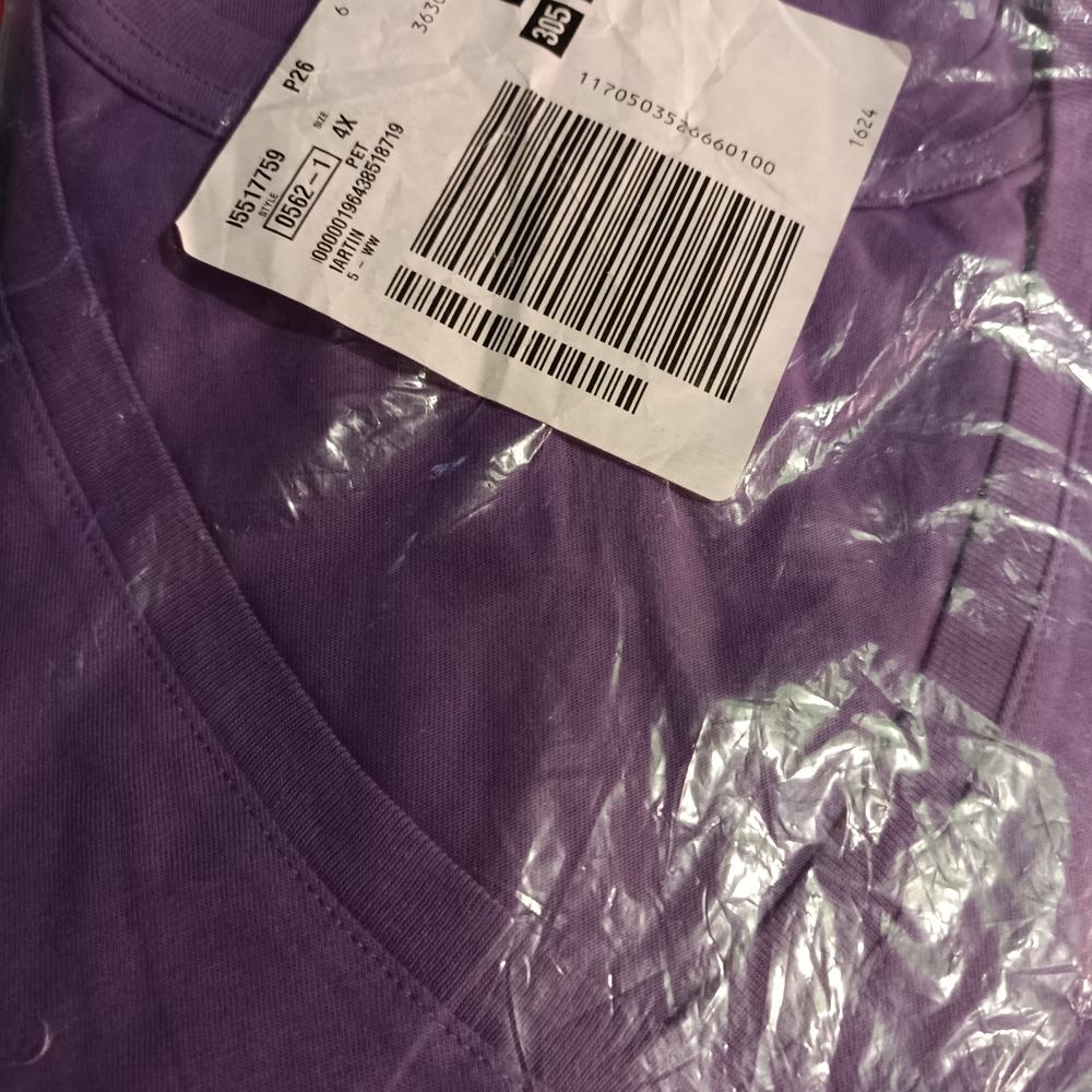 Woman Within Purple Short Sleeve Tee